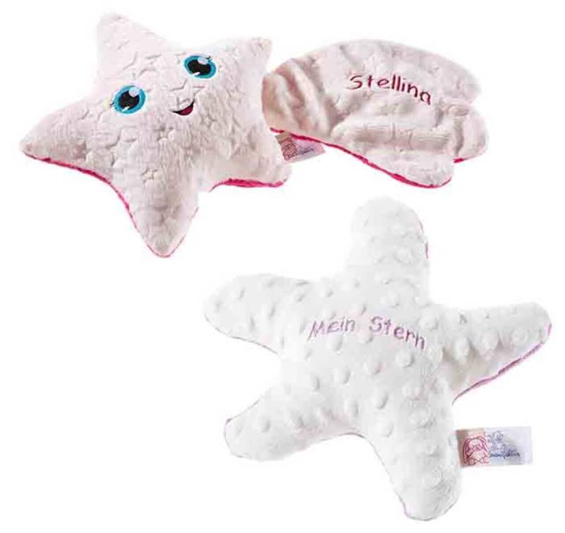 Stellina Seestern & Plüsch-Sternschnuppe – Farbe mauve von heunec