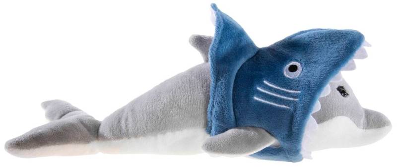 WANNABE Plüschtier Delfin Finley im Hai-Outfit, 32 cm von heunec