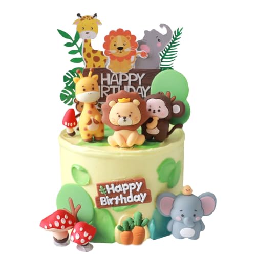 12 Stück Dschungel Tortendeko Tiere, Dschungel Kuchendeko, Cake Topper Zoo Tortendeko, Safari-Waldtiere, Giraffe, Löwe, Affe, Elefant, Charakter, Kuchendekoration Geburtstag Junge Mädchen 12 Stück Dschungel Tortendeko Tiere, Dschungel Kuchendeko, Cake Topper Zoo Tortendeko, Safari-Waldtiere, Giraffe, Löwe, Affe, Elefant, Charakter, Kuchendekoration Geburtstag Junge Mädchen von hfdsythgd