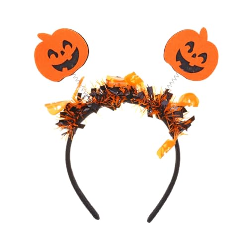 hgnxa Lustiges Stirnband mit Kürbis Geburtstag Party Cosplay Kopfbedeckung Haarschmuck Halloween Kostüm Haarband von hgnxa