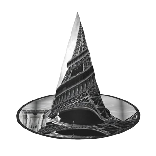 1PC Halloween Hut - Hexe Eiffelturm Druck Kostüm Party Damen Herren Spitze Horn Kappe Licht für Festlich Ostern 1PC Halloween Hut - Hexe Eiffelturm Druck Kostüm Party Damen Herren Spitze Horn Kappe Licht für Festlich Ostern von hhxvcv