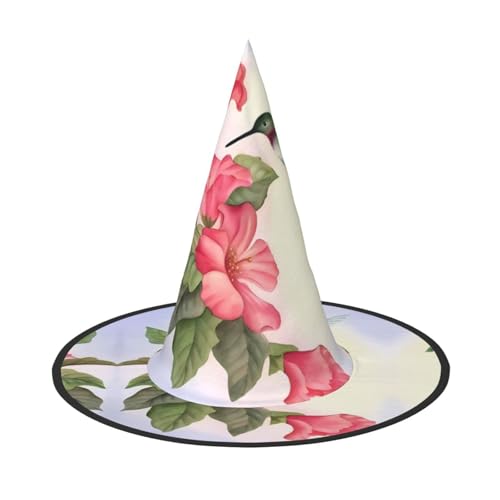 1PC Halloween Hut - Hexe Neuheit Kolibri Druck Kostüm Party Damen Herren Spitze Horn Kappe Licht für Festlich Ostern 1PC Halloween Hut - Hexe Neuheit Kolibri Druck Kostüm Party Damen Herren Spitze Horn Kappe Licht für Festlich Ostern von hhxvcv