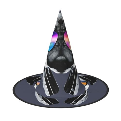 1PC Halloween Hut - Hexenauge Hund Druck Kostüm Party Damen Herren Spitze Horn Kappe Licht für Festlich Ostern 1PC Halloween Hut - Hexenauge Hund Druck Kostüm Party Damen Herren Spitze Horn Kappe Licht für Festlich Ostern von hhxvcv