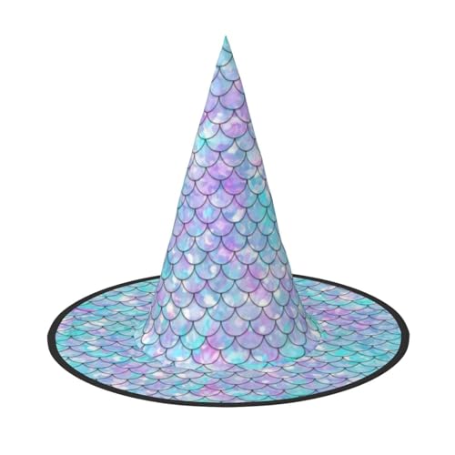 2 Stück Halloween-Hut – Hexe Meerjungfrau Druck Kostüm Party, Damen Herren, spitze Hornkappe, Licht für festliche Ostern 2 Stück Halloween-Hut – Hexe Meerjungfrau Druck Kostüm Party, Damen Herren, spitze Hornkappe, Licht für festliche Ostern von hhxvcv