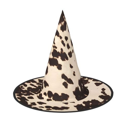 2 Stück Halloween-Hut – Hexe braunes Rindsleder, Kostümparty, Damen und Herren, spitze Hornkappe, Licht für festliche Ostern 2 Stück Halloween-Hut – Hexe braunes Rindsleder, Kostümparty, Damen und Herren, spitze Hornkappe, Licht für festliche Ostern von hhxvcv