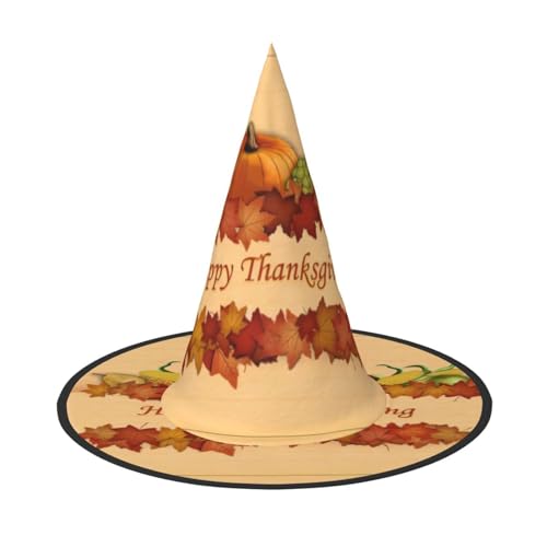2 Stück Halloween-Hut – Hexenhaapie, Danksagungsdruck, Kostümparty, Damen und Herren, spitze Hornkappe, Licht für festliche Ostern 2 Stück Halloween-Hut – Hexenhaapie, Danksagungsdruck, Kostümparty, Damen und Herren, spitze Hornkappe, Licht für festliche Ostern von hhxvcv