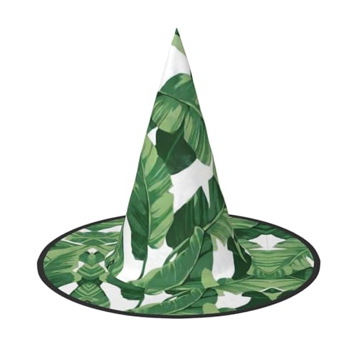 2 Stück Halloween-Hut – niedliche grüne Palmenblätter, Kostümparty, Damen und Herren, spitze Hornkappe, Licht für festliche Ostern 2 Stück Halloween-Hut – niedliche grüne Palmenblätter, Kostümparty, Damen und Herren, spitze Hornkappe, Licht für festliche Ostern von hhxvcv