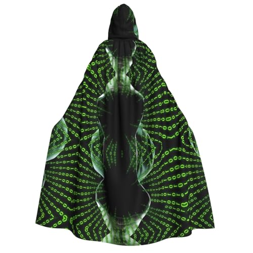 Hacker Attack Print Halloween Kapuzenumhang Kostüm Umhang für Party, Karneval, Comic-Ausstellung, Maskerade – Unisex Erwachsene Hacker Attack Print Halloween Kapuzenumhang Kostüm Umhang für Party, Karneval, Comic-Ausstellung, Maskerade – Unisex Erwachsene von hhxvcv