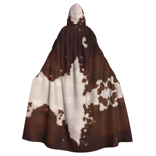 Halloween-Kapuzenumhang für Erwachsene, Unisex, rotbraunes Rindsleder, Volldruck, Kostüm, Umhang für Cosplay, Party und Themenveranstaltungen Halloween-Kapuzenumhang für Erwachsene, Unisex, rotbraunes Rindsleder, Volldruck, Kostüm, Umhang für Cosplay, Party und Themenveranstaltungen von hhxvcv