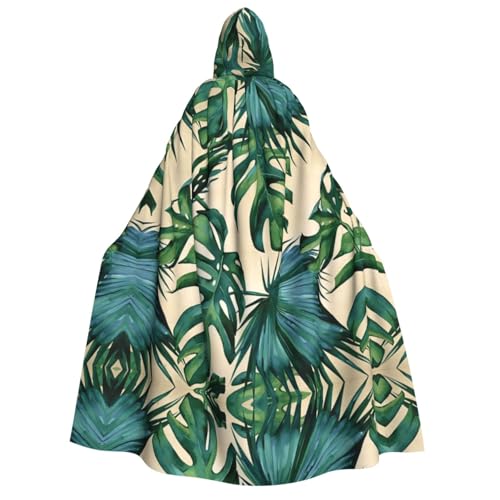 Halloween-Kapuzenumhang mit grünen Bananenblättern, für Party, Karneval, Comic-Ausstellung, Maskerade, Unisex, Erwachsene Halloween-Kapuzenumhang mit grünen Bananenblättern, für Party, Karneval, Comic-Ausstellung, Maskerade, Unisex, Erwachsene von hhxvcv