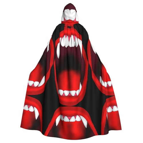 Halloween-Umhang mit Kapuze, Unisex, Vampir-Fledermaus-Volldruck, Kostüm, Umhang für Cosplay, Party und Themenveranstaltungen Halloween-Umhang mit Kapuze, Unisex, Vampir-Fledermaus-Volldruck, Kostüm, Umhang für Cosplay, Party und Themenveranstaltungen von hhxvcv