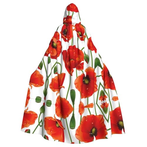 Halloween-Umhang mit Kapuze für Erwachsene, Unisex, Blume, Volldruck, Kostüm, Umhang für Cosplay, Party und Themenveranstaltungen Halloween-Umhang mit Kapuze für Erwachsene, Unisex, Blume, Volldruck, Kostüm, Umhang für Cosplay, Party und Themenveranstaltungen von hhxvcv
