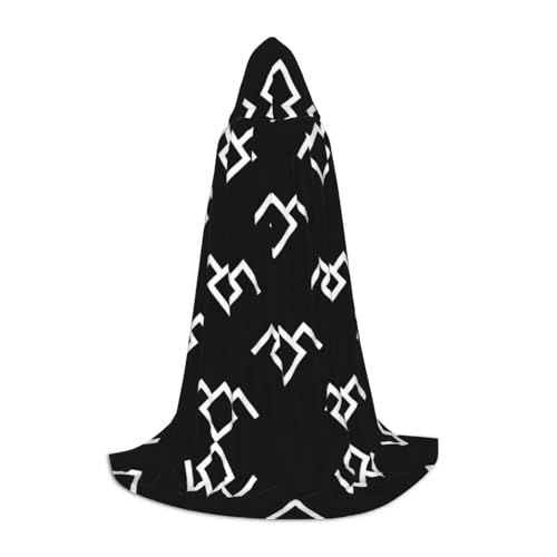 L Halloween Kapuzenumhang - Unisex Erwachsene Twin Peaks Eule Druck Kostüm Umhang - Perfekt für Cosplay, Party, Karneval L Halloween Kapuzenumhang - Unisex Erwachsene Twin Peaks Eule Druck Kostüm Umhang - Perfekt für Cosplay, Party, Karneval von hhxvcv