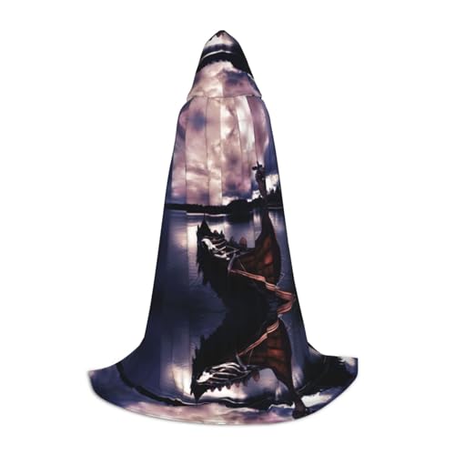 M Halloween Kapuzenumhang - Unisex Erwachsene Vikings Boot Print Kostüm Umhang - Perfekt für Cosplay, Party, Karneval M Halloween Kapuzenumhang - Unisex Erwachsene Vikings Boot Print Kostüm Umhang - Perfekt für Cosplay, Party, Karneval von hhxvcv
