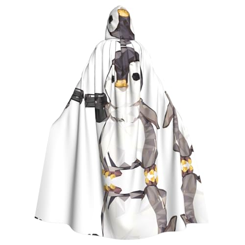 Unisex Erwachsene Halloween Kapuzenumhang - Cartoon Pinguin Volldruck Kostüm Umhang für Cosplay, Party und Themenveranstaltungen Unisex Erwachsene Halloween Kapuzenumhang - Cartoon Pinguin Volldruck Kostüm Umhang für Cosplay, Party und Themenveranstaltungen von hhxvcv
