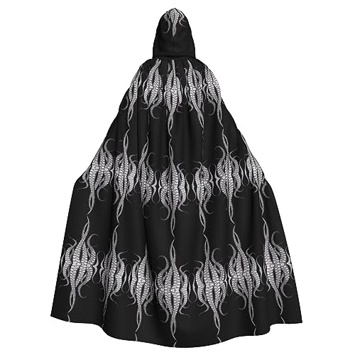 Unisex Erwachsene Halloween Kapuzenumhang – Oktopus Tentakel Volldruck Kostüm Umhang für Cosplay, Party und Themenveranstaltungen Unisex Erwachsene Halloween Kapuzenumhang – Oktopus Tentakel Volldruck Kostüm Umhang für Cosplay, Party und Themenveranstaltungen von hhxvcv