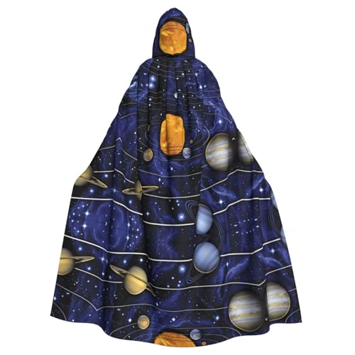 Unisex Erwachsene Halloween Kapuzenumhang - Sonnensystem Volldruck Kostüm Umhang für Cosplay, Party und Themenveranstaltungen Unisex Erwachsene Halloween Kapuzenumhang - Sonnensystem Volldruck Kostüm Umhang für Cosplay, Party und Themenveranstaltungen von hhxvcv