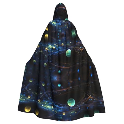 Unisex Erwachsene Halloween Kapuzenumhang - Weltraumplaneten Volldruck Kostüm Umhang für Cosplay, Party und Themenveranstaltungen Unisex Erwachsene Halloween Kapuzenumhang - Weltraumplaneten Volldruck Kostüm Umhang für Cosplay, Party und Themenveranstaltungen von hhxvcv