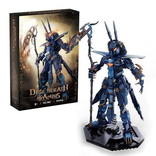 Dese Death Anubis Bausteine Bausatz, 997 Klemmbausteine Futuristischer Anubis Modellbausätze, Kreatives STEM Bausatz Geschenk für Erwachsene Sammler Kinder Dese Death Anubis Bausteine Bausatz, 997 Klemmbausteine Futuristischer Anubis Modellbausätze, Kreatives STEM Bausatz Geschenk für Erwachsene Sammler Kinder von highdar