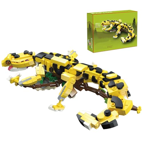 Leopardgecko Bausteine Bausatz, 370 Klemmbausteine Micro Brick Spielzeug Bauset, Heimdeko und Bürokunst, kreatives Geschenk für Jugendliche ab 6 Jahren Leopardgecko Bausteine Bausatz, 370 Klemmbausteine Micro Brick Spielzeug Bauset, Heimdeko und Bürokunst, kreatives Geschenk für Jugendliche ab 6 Jahren von highdar