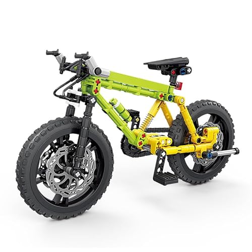 Technik Fahrrad Bausteine Modell, 220 Klemmbausteine Fahrrad Mountainbike Modellbausatz für JANT, MOC Supermotorrad Konstruktionsspielzeug Geschenk für Erwachsene und Kinder Technik Fahrrad Bausteine Modell, 220 Klemmbausteine Fahrrad Mountainbike Modellbausatz für JANT, MOC Supermotorrad Konstruktionsspielzeug Geschenk für Erwachsene und Kinder von highdar