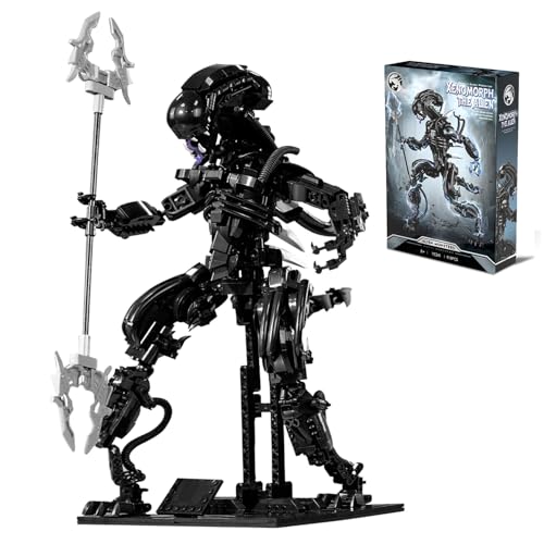 Xenomorph Action Figure Building Sets, Xenomorph Building Blocks Set, Gifts for Boys Aged 8-14 and Enthusiastic Alien Fans, Compatible with Main Brands - 918 PCS von highdar