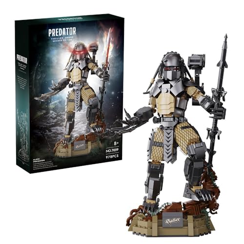highdar Technik Predator Modellbausatz, 978 Klemmbausteine Detailgetreue Sci-Fi-Figur Konstruktionsspielzeug, Geschenk für Jungen Kinder und Jugendliche Alter 6+ highdar Technik Predator Modellbausatz, 978 Klemmbausteine Detailgetreue Sci-Fi-Figur Konstruktionsspielzeug, Geschenk für Jungen Kinder und Jugendliche Alter 6+ von highdar