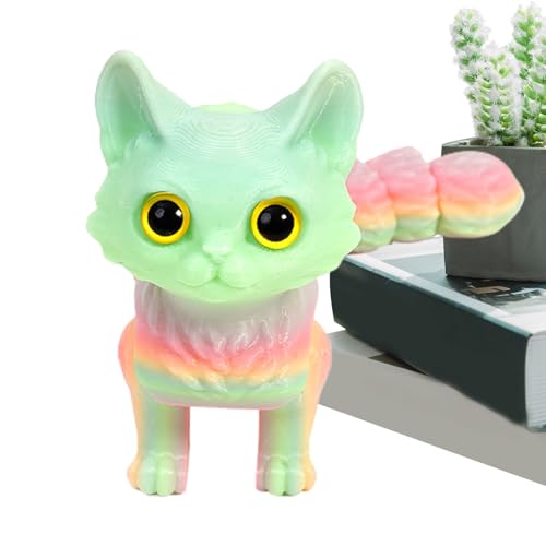 3D Gedrucktes Spielzeug - Katzen Spielzeug Zum Spielen - Dekofigur Realistisch Für Erwachsene Kinder Wohnzimmer Büro Geschenk von higyee