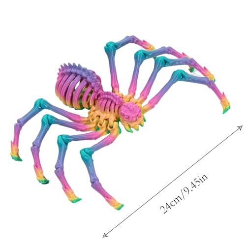 3D-gedrucktes Spinnenspielzeug, Gelenkspinne,3D-gedruckte Spinnenspielzeuge mit beweglichen Gelenken | Schreibtischspielzeug für Erwachsene, Stressabbau, Schreibtischspielzeug, Fidget-Spielzeug von higyee
