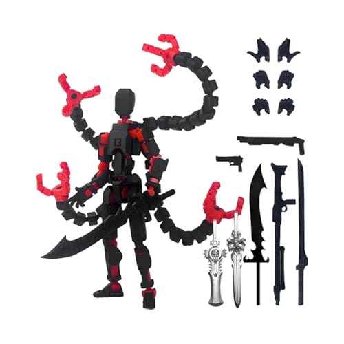 Actionfigur 3D Gedruckt | Flexible Sensorik Figur - Sammlerstück Mehrfach gegliedertes Modell für Sammler Fans und Kinder Jugendliche Erwachsene Schreibtisch Bücherregal Arbeitsplatz Actionfigur 3D Gedruckt | Flexible Sensorik Figur - Sammlerstück Mehrfach gegliedertes Modell für Sammler Fans und Kinder Jugendliche Erwachsene Schreibtisch Bücherregal Arbeitsplatz von higyee