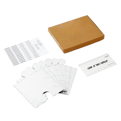 Gespiegelte Wachstumstabelle – Wachstumstabellenspiegel Für Kinder | Kreative Wachstumsrekord Spiegel Für Kinder, Wand Wachstumstabelle | Spiegel Messlatte, Puzzle, Spiegel Wachstumstabelle Für Kinder von higyee