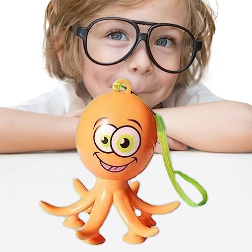 higyee Pop Oktopus, Röhren Pop – Octopus beleuchtet die Pfeifen Pop – sensorisches Spielzeug für Fidget-Spielzeug, fantasievolles Spiel und kreatives Lernen, stimulierend von higyee