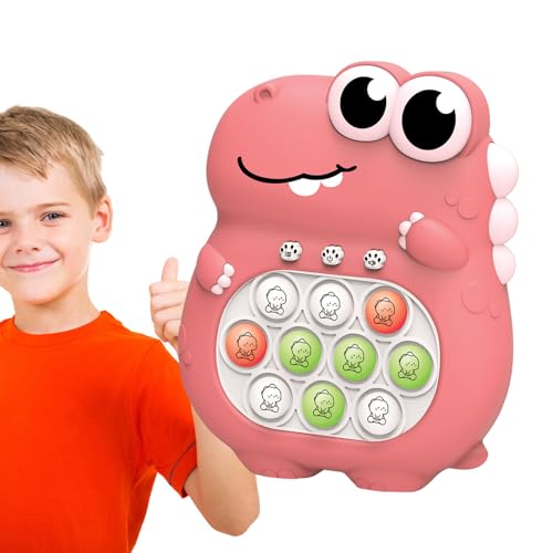 Push-Game-Fidget-Spielzeug, Dinosaurier Design Pop Sensory Toys, Mit Sound-Feedback, 4 Modi, leichtes Push-Spiel, Geburtstagsgeschenke für Jungen, Mädchen und Jugendliche Higyee von higyee