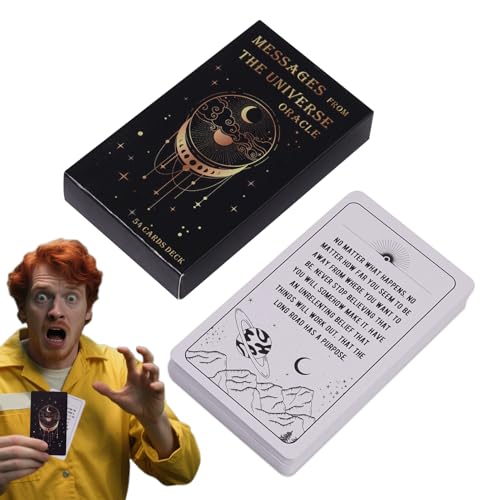 Tarotkarten Für Kinder | Weissagungskartenspiel,Unterhaltungsspiel Karten Zur Wahrsagerei, 54 Karten Kartendeck Für Feste Und Geschenkideen Tarotkarten Für Kinder | Weissagungskartenspiel,Unterhaltungsspiel Karten Zur Wahrsagerei, 54 Karten Kartendeck Für Feste Und Geschenkideen von higyee