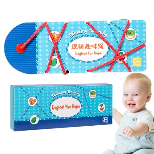 higyee Fädelspielzeug, Schnürkarten,Schnürspielzeug, Fädelspielzeug - Feinmotorik-Fädelkarten - Bildungs-Sensorspielzeug zum Einfädeln von Karten für Zuhause, Schule, Kindertagesstätte higyee Fädelspielzeug, Schnürkarten,Schnürspielzeug, Fädelspielzeug - Feinmotorik-Fädelkarten - Bildungs-Sensorspielzeug zum Einfädeln von Karten für Zuhause, Schule, Kindertagesstätte von higyee