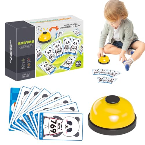 higyee Spiele für den frühen Zahlensinn, Lernkarten zum Zahlensinn - Sammelkartenspieldecks für mathematisches Zahlenverständnis und Operationen | Zahlensensitives Mathe-Spiel, Karten-Familienspiele, von higyee