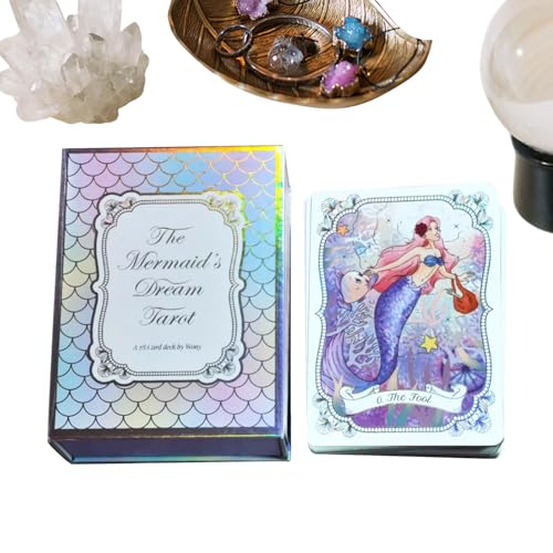 higyee Tarotkarten Set - 78 Wahrsagekarten Aus Karton - Portables Unterhaltsames Orakel Deck Wahrsagewerkzeug Für Erwachsene Zu Hause Unterwegs Freizeit higyee Tarotkarten Set - 78 Wahrsagekarten Aus Karton - Portables Unterhaltsames Orakel Deck Wahrsagewerkzeug Für Erwachsene Zu Hause Unterwegs Freizeit von higyee