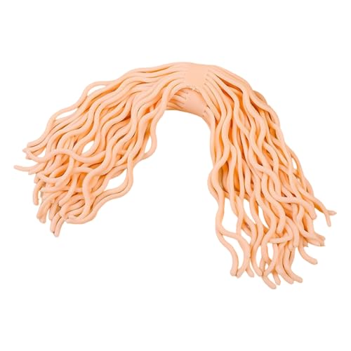 hindraem 10 stück Glow In Monkey Noodles Stretchy Fidgets Für Monkey Stretchy Noodle Fidgets Nudeln Monkey Fidgets Weichen , Orange von hindraem