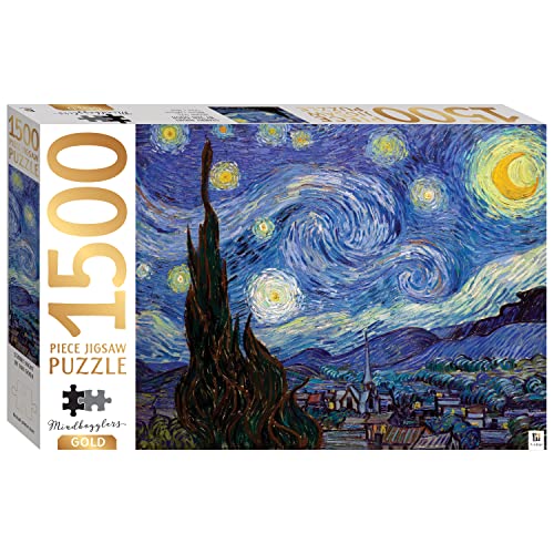 (New March) Mindbogglers Gold 1500pc: Starry Night by Van Gogh (unit 3) von hinkler