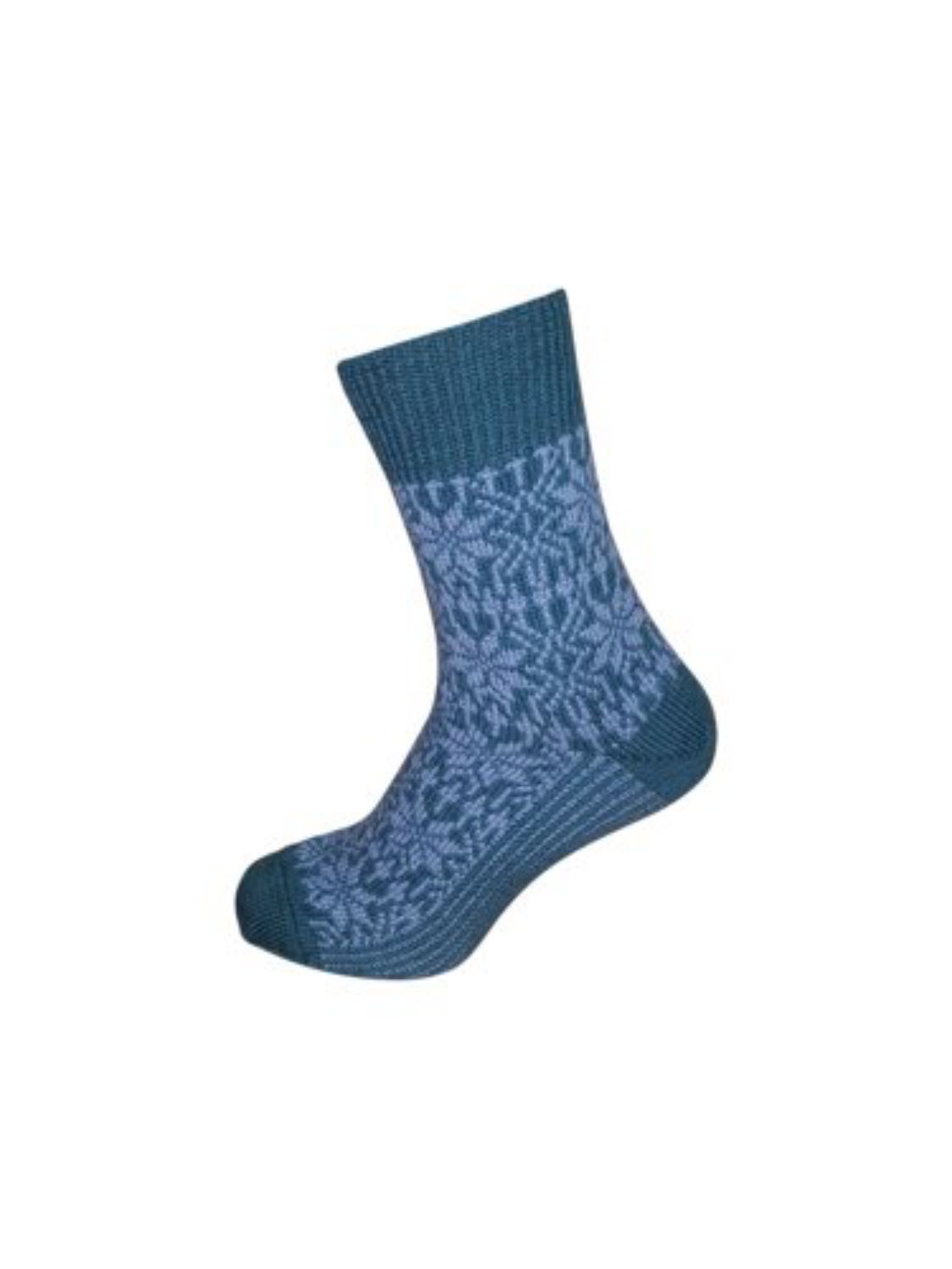 Hirsch Erwachsenensocken Norweger Sternenmuster - Türkis/Opal 36-37 Hirsch Erwachsenensocken Norweger Sternenmuster - Türkis/Opal 36-37 von hirsch natur