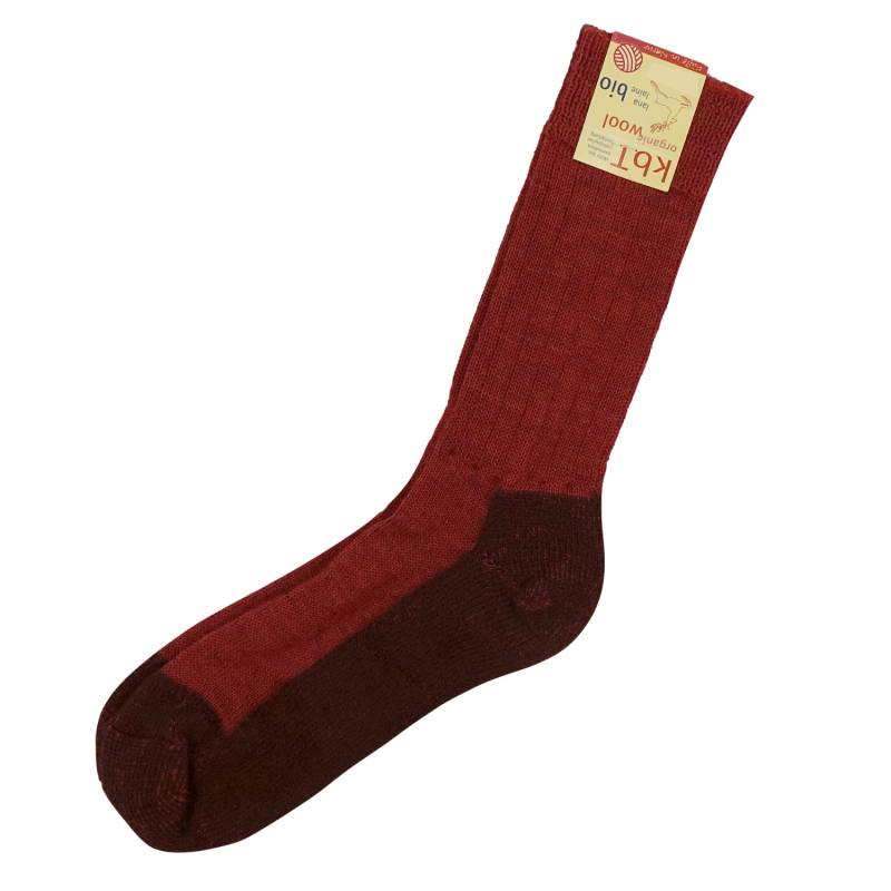 Hirsch Trekkingsocken mit Plüschsohle - 36-37 Mohn-Andorra von hirsch natur