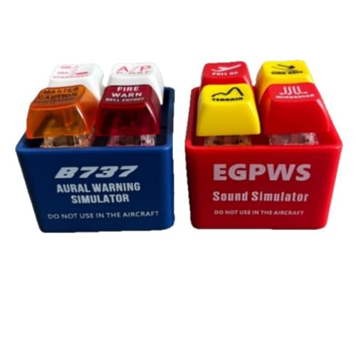1/2Pcs Warn Simulator Schlüssel Ring, Warn-Sound-Simulator Schlüssel Bund für die Erfrischung und Stress entspannung des Piloten 1/2Pcs Warn Simulator Schlüssel Ring, Warn-Sound-Simulator Schlüssel Bund für die Erfrischung und Stress entspannung des Piloten von hiwhale