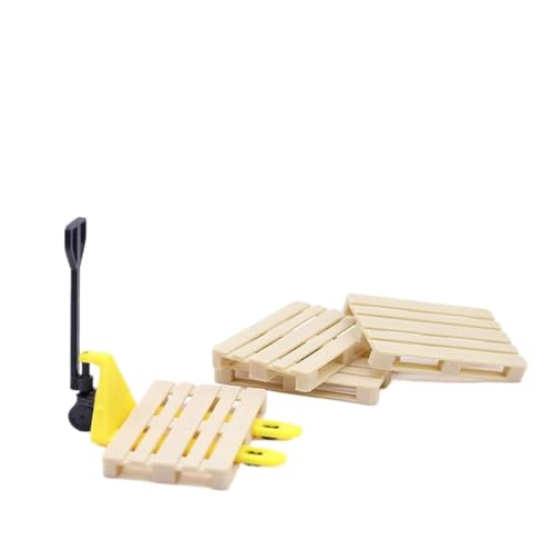 2PCS 1/12 Miniatur Gabelstapler Spielset, Puppenhaus Essen und Szene Spielzeug, Simulation Transporter Tablett für Kinder Geschenk 2PCS 1/12 Miniatur Gabelstapler Spielset, Puppenhaus Essen und Szene Spielzeug, Simulation Transporter Tablett für Kinder Geschenk von hiwhale
