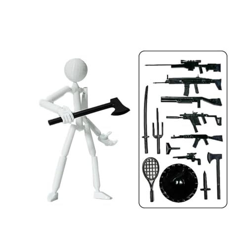 Mehrfach-Gelenk-Stick Man-Spielzeug beweglicher 3D-Druck 3D-Gedruckter Mannequin-Neuheiten Action Figur Stick Man zusammen gebaute Roboter Mehrfach-Gelenk-Stick Man-Spielzeug beweglicher 3D-Druck 3D-Gedruckter Mannequin-Neuheiten Action Figur Stick Man zusammen gebaute Roboter von hiwhale