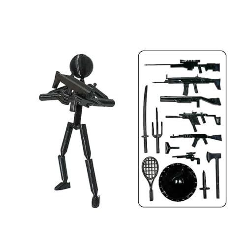 Mehrfach-Gelenk-Stick Man-Spielzeug beweglicher 3D-Druck 3D-Gedruckter Mannequin-Neuheiten Action Figur Stick Man zusammen gebaute Roboter Mehrfach-Gelenk-Stick Man-Spielzeug beweglicher 3D-Druck 3D-Gedruckter Mannequin-Neuheiten Action Figur Stick Man zusammen gebaute Roboter von hiwhale