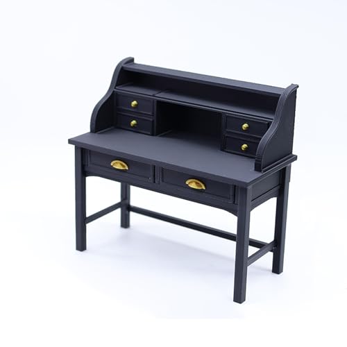 Puppenhaus Miniatur 1/12 Skala Studien Raum Schreibtisch möbel für Puppe Heim Dekoration von hiwhale
