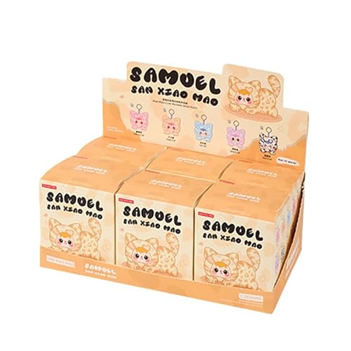 Samuel Miao Miao Niedliche Moment Serie Plüsch Blind Box Kawaii Plüsch Blind Box, Niedliche Blind Box Figuren, Zufällige Design Action Figuren Sammler Spielzeug Heim Dekorationen, Einzel Box von hiwhale