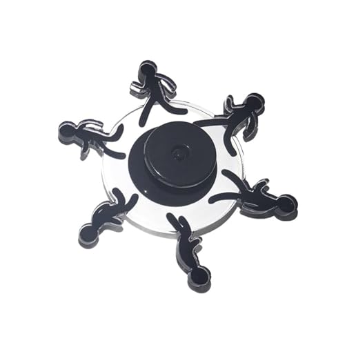 Stick Man Finger Spinner Matchs tick Man läuft dynamischer Gyro Sensory Hand Fidget Pack Bulk Angst Spielzeug Stress Relief Reducer, Party-Gefälligkeiten für Kinder Erwachsene Goodie Bag Stuffers von hiwhale