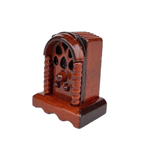 Vintage Holz Radio Replik für 1/12 Puppenhaus Dekor Zubehör Vintage Holz Radio Replik für 1/12 Puppenhaus Dekor Zubehör von hiwhale