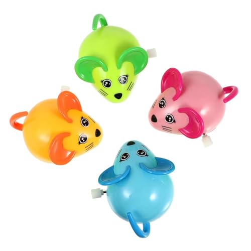 hiwhale 4 Pcs Aufzieh-Maus-Spielzeug Lustig für Junge Mädchen, das Bildungs Spiel einnimmt, sicher und leicht zu greifen für Geburtstag und Party bevorzugt zufällige Farben hiwhale 4 Pcs Aufzieh-Maus-Spielzeug Lustig für Junge Mädchen, das Bildungs Spiel einnimmt, sicher und leicht zu greifen für Geburtstag und Party bevorzugt zufällige Farben von hiwhale